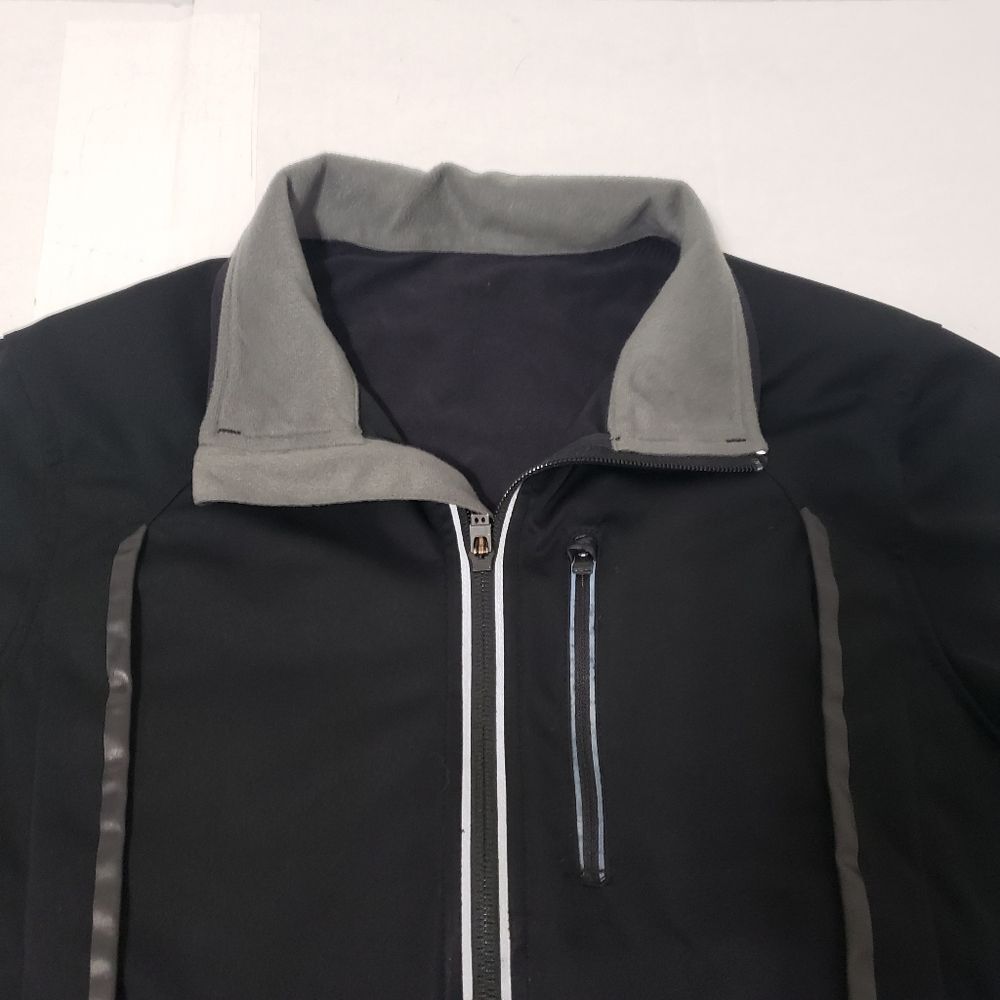 Lululemon athletica full zip Jacket Hoodie Men's sz small black - Picture 2 of 11